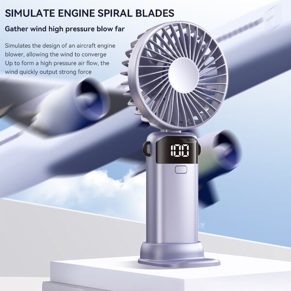 Ventilateur Portable à Lames Spirales