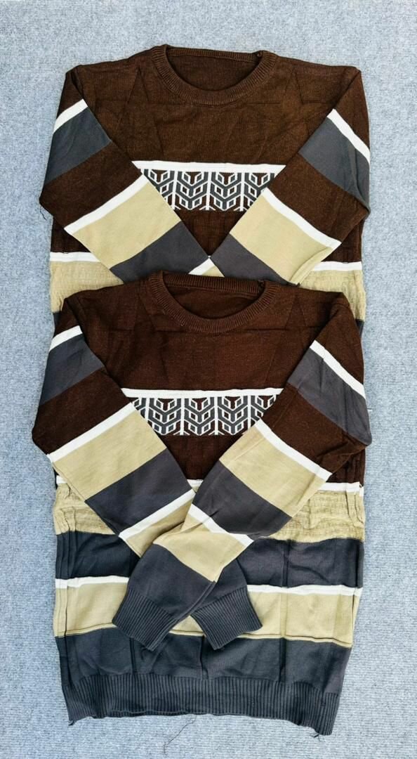 Pulls géométriques hommes hiver