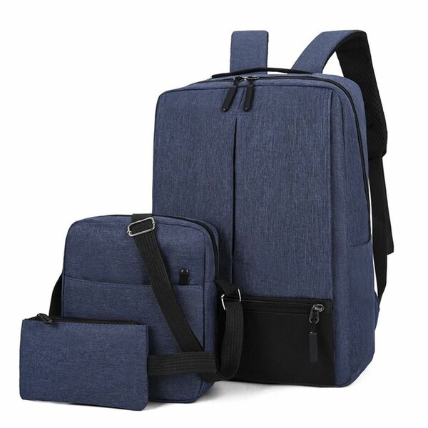 Multifunctional 3 in 1 USB laptop backpack