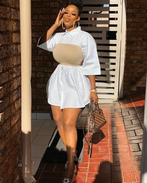 Chemise robe Blanche Oversize