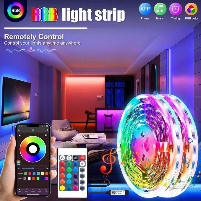 20 M Rgb LED Strip Lights USB
