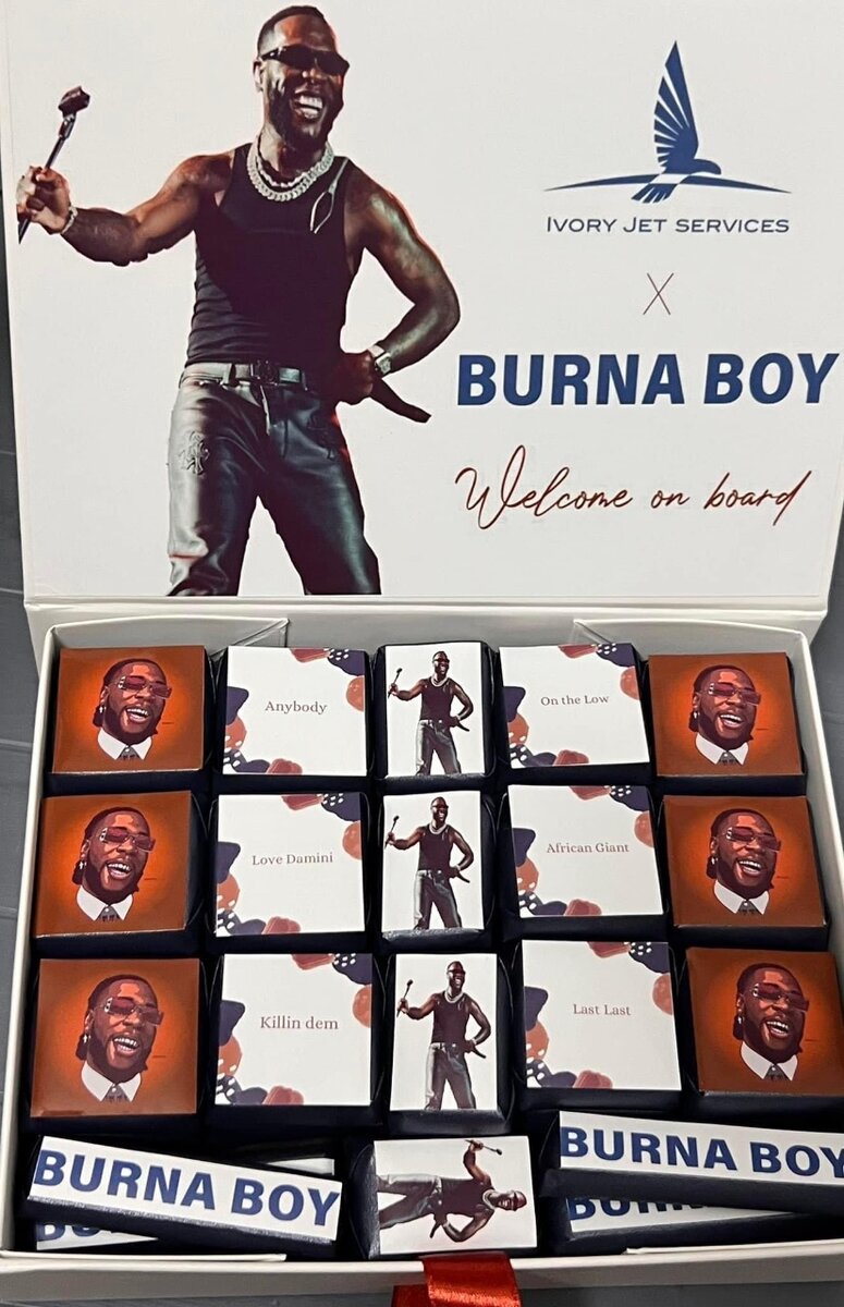 Coffret de chocolat personnalisé