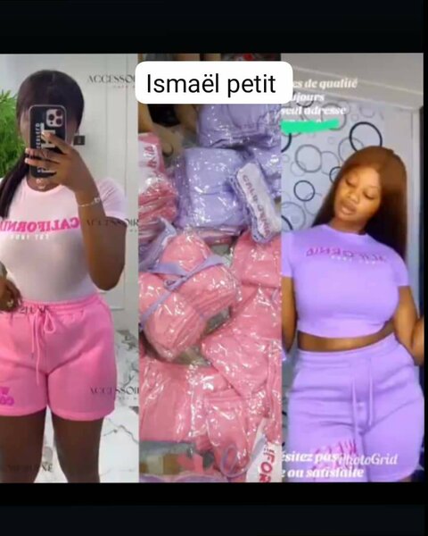 Ensemble de sport coloré pour femmes