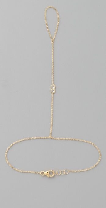 Bracelet chaîne doré avec étoiles ou cristaux