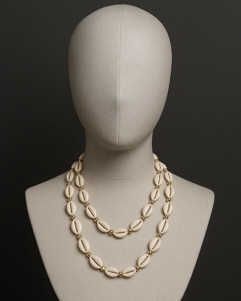 Collier en coquillages élégants