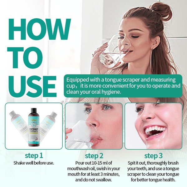 Coconut oil Mouthwash oil