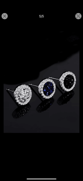 Boucles d'oreilles strass élégantes