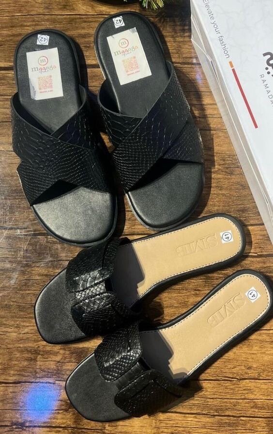 Sandales en cuir pour couples