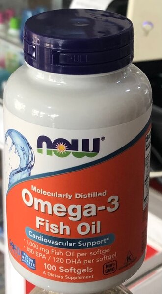 NOW OMEGA-3 FISH OIL SOFTGEL 100,s