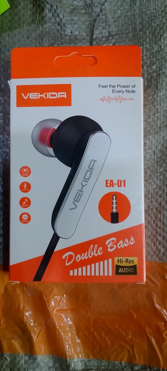 Vekida Écouteurs Double Bass