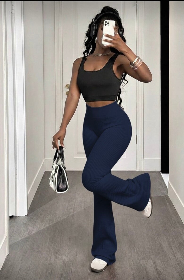 Pantalon large femme chic