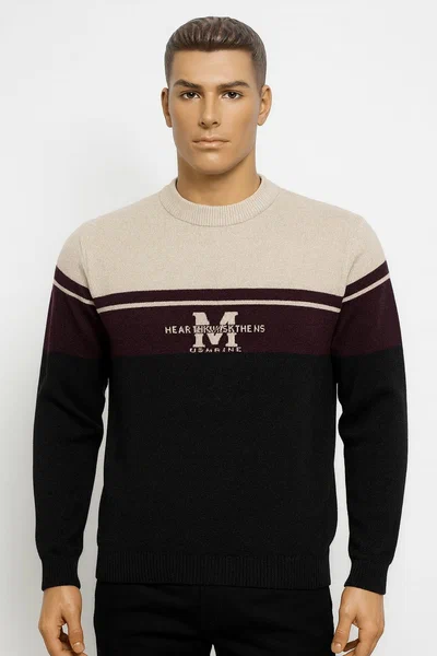 Pullover homme à motifs