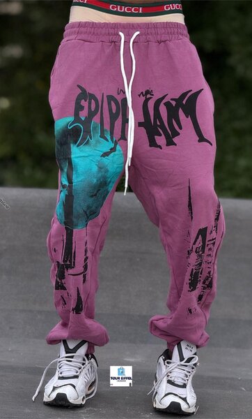 Pantalon de jogging graffiti