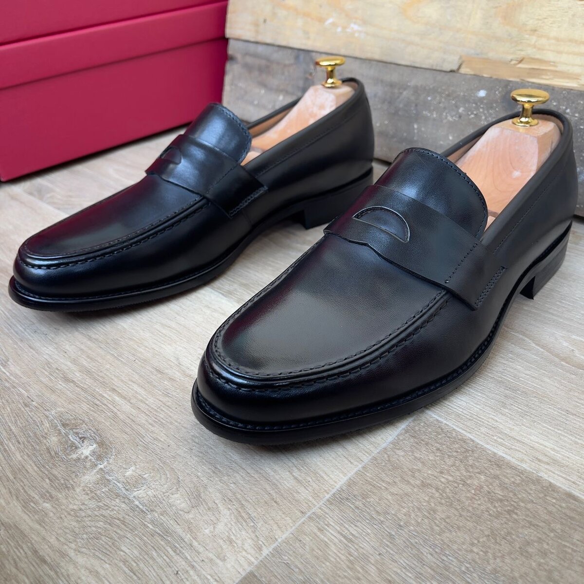 Mocassins élégants en cuir pour hommes