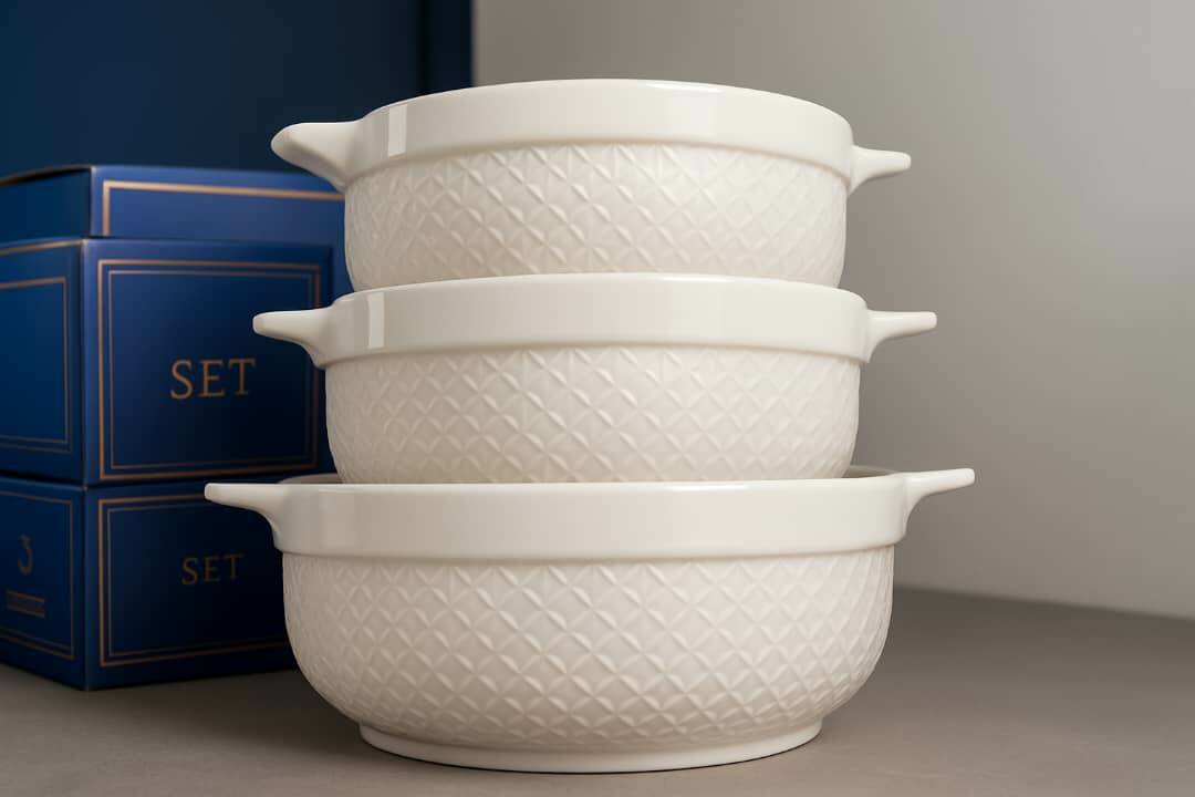 Ensemble de plats à four en céramique