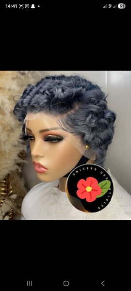 Perruque courte élégante