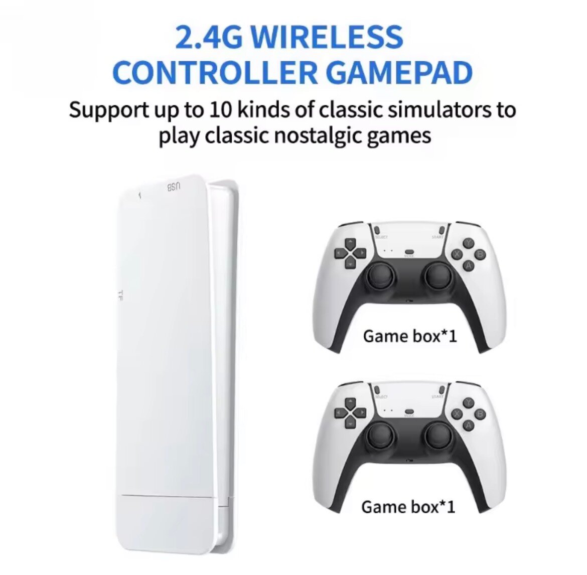 Gamepad sans fil 2.4G HD