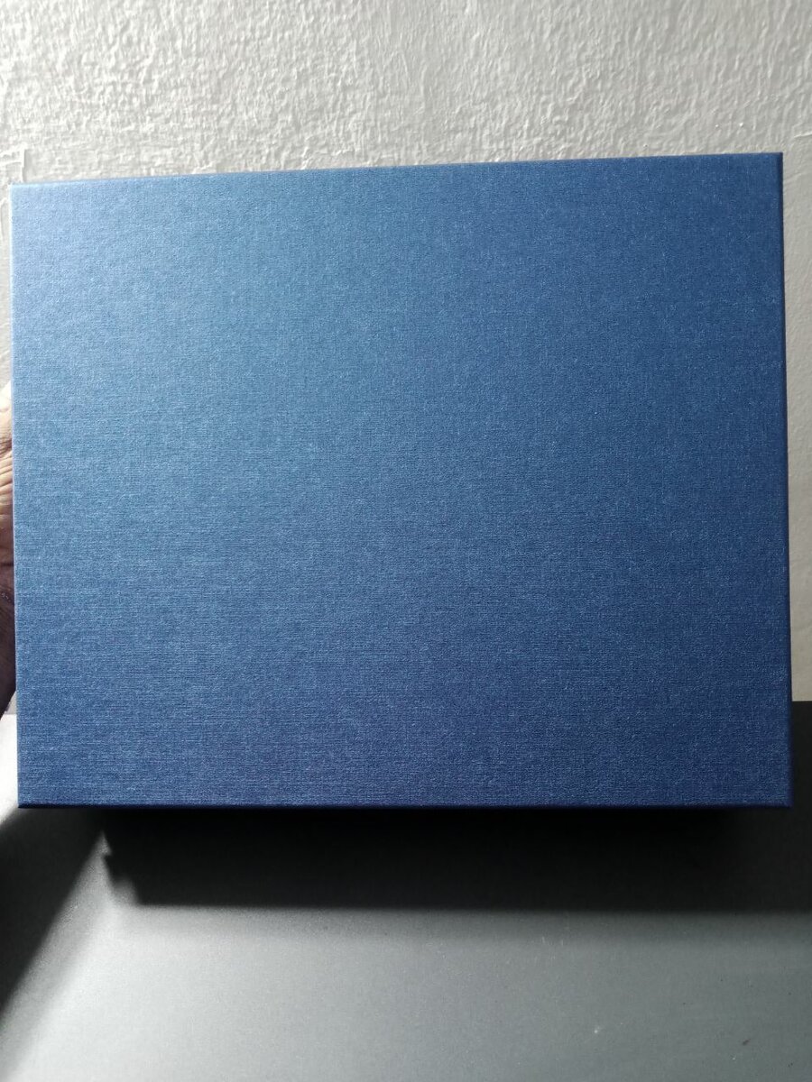 Coffret cadeau élégant bleu