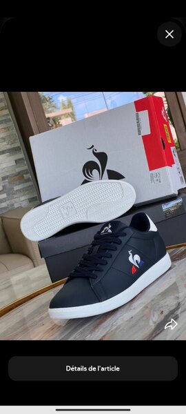 Sneakers noires élégantes
