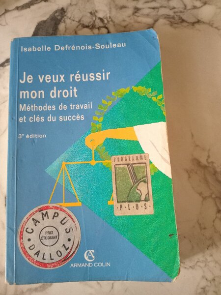 Livre réussite en droit