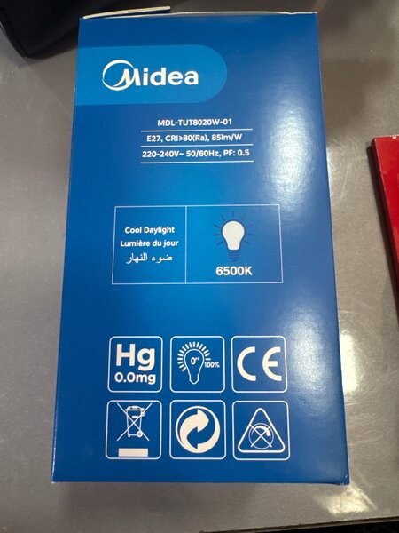 Ampoule led midea 20w