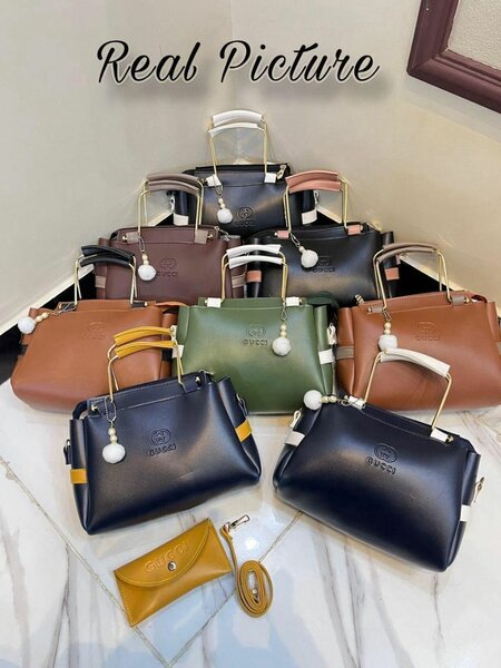 Women 2 piece bag leather