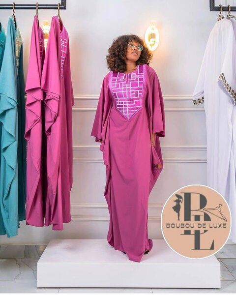 Boubou élégant de luxe