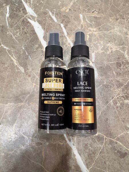 Spray adhésif pour dentelle