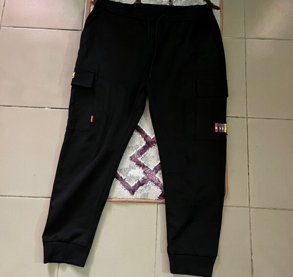 Pantalon Cargo Noir Pour Hommes