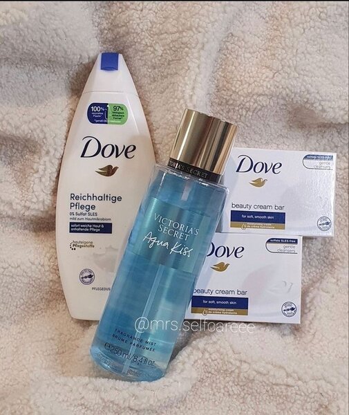 Dove shower gel,Victoria secretes splash and dove bar soap