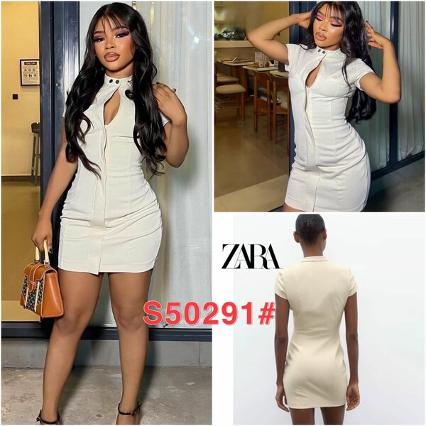 Robe moulante moderne Zara