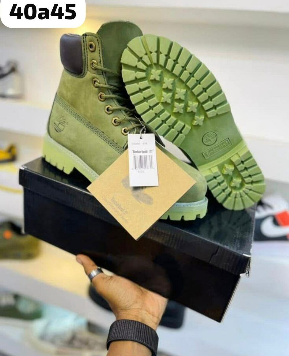 Bottes Timberland Vertes