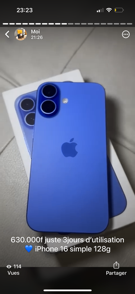 iPhone 16 neuf