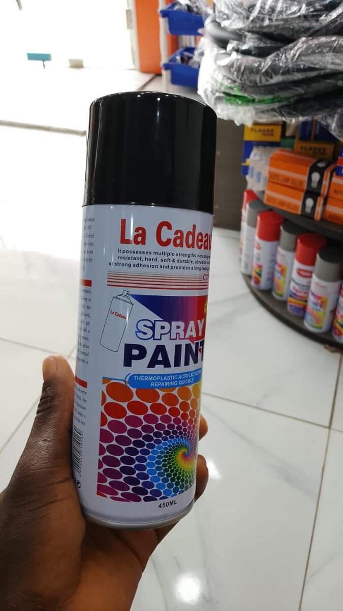 La Cadeau Peinture Aérosol Noir