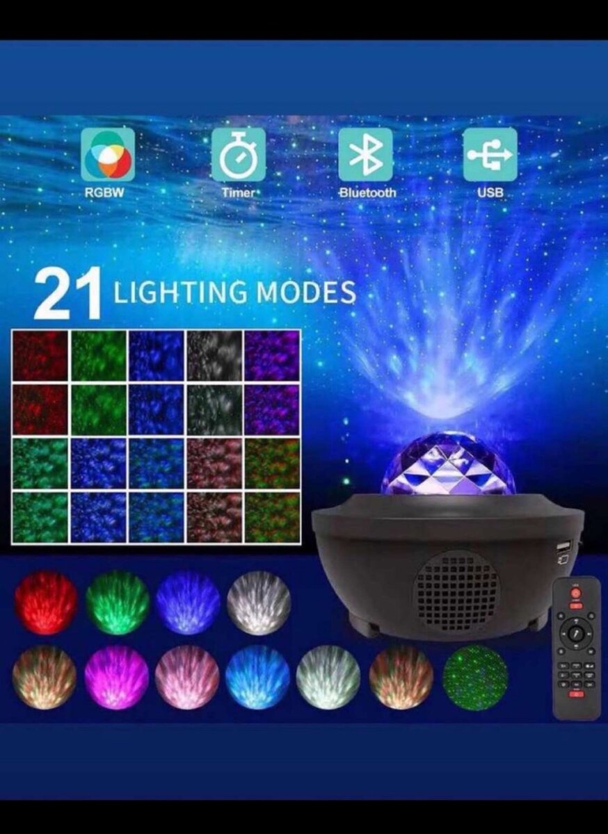 Starry light projector( doubles as Bluetooth speaker)