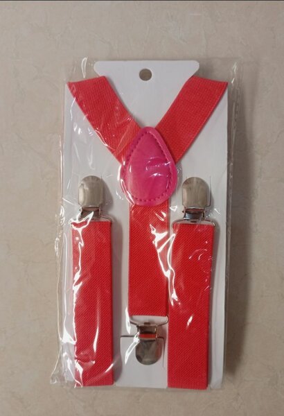 BOYS SUSPENDERS WITH BOW TIE