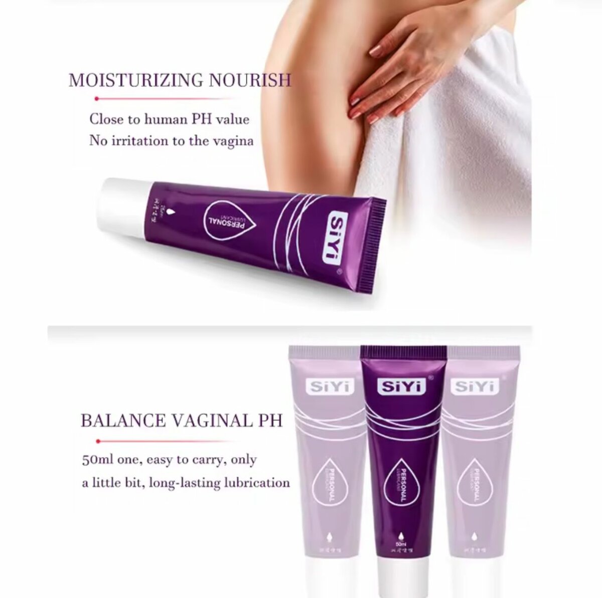 Lubrifiant à base d'eau nature