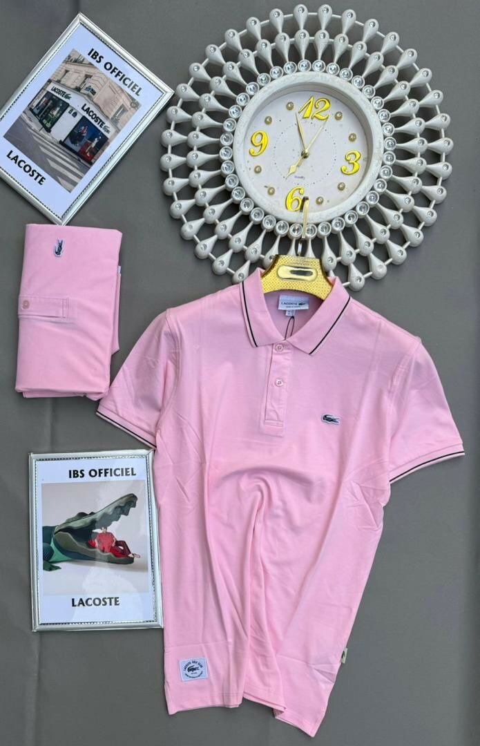Polo homme rose élégant