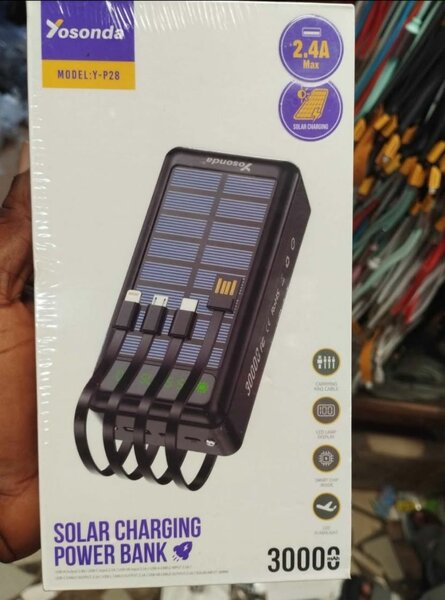 Power bank solaire 30000mAh