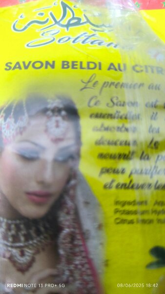 Savon Beldi au Citron Naturel