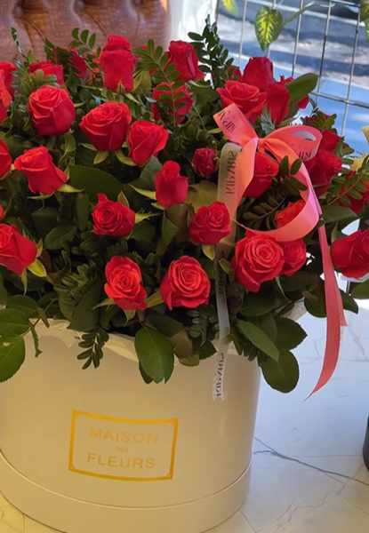 Шикарная композиция в коробке😍