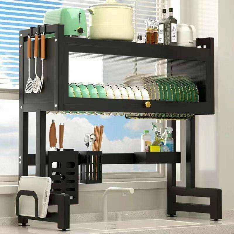 Over The Sink Dish Drying Rack, Kitchen Rack Storage Shelf