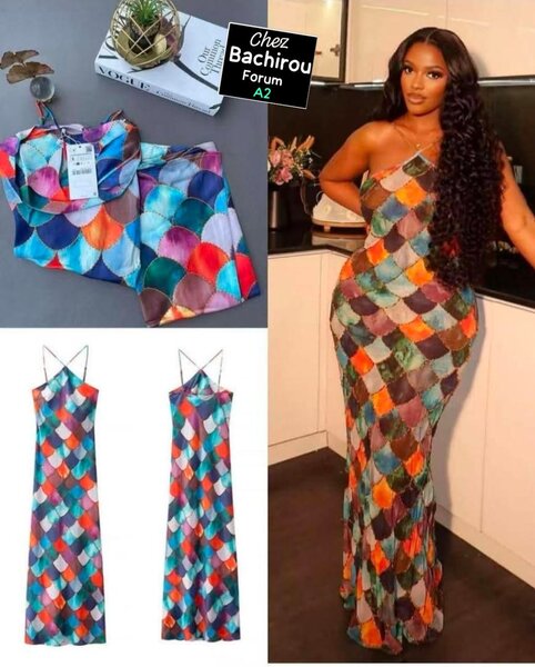 Robe Longue Colorée Chic