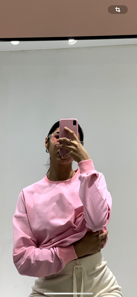 Свитшот розовый