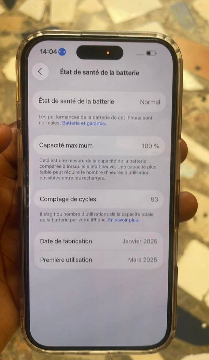 iPhone Pro avec MagSafe