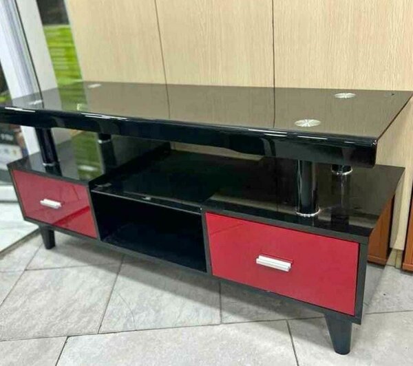 Meuble TV moderne design en verre