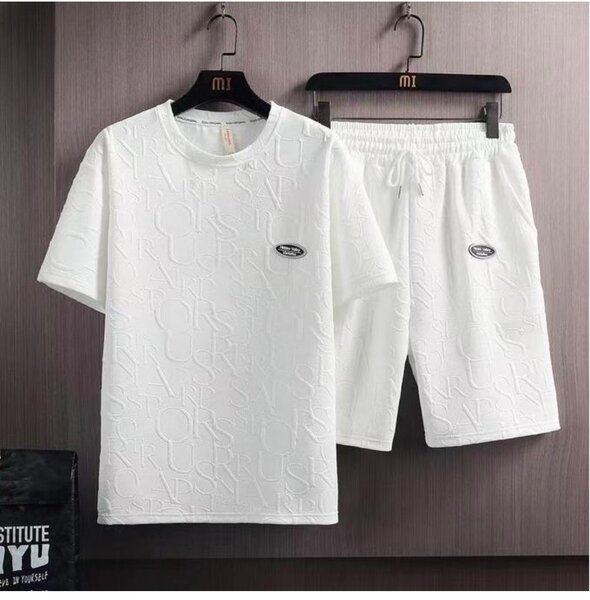 Ensemble d'été blanc homme