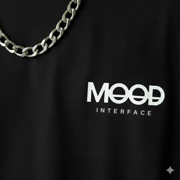 T-shirt noir MOOD Interface