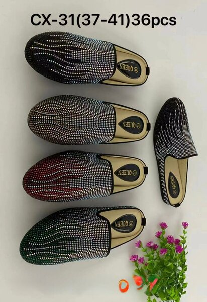 Mocassins brillants pour femmes