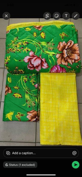 Bedding Sets (1 Bedsheet, 4 pillowcases and 1 Comforter)